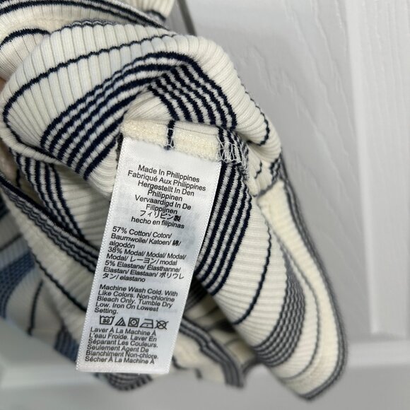 J. Crew Vintage rib ruffle boatneck tank top - Picture 4 of 4